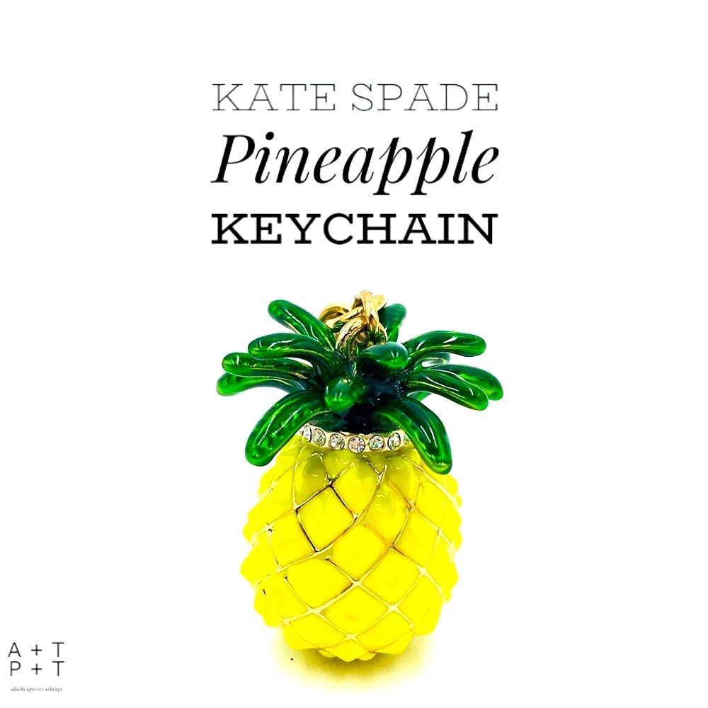 ‼️SOLD‼️ Kate Spade Jeweled Pineapple Keychain